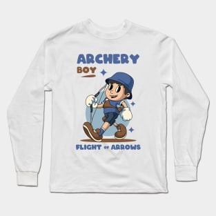 Cute Archery Boy Long Sleeve T-Shirt